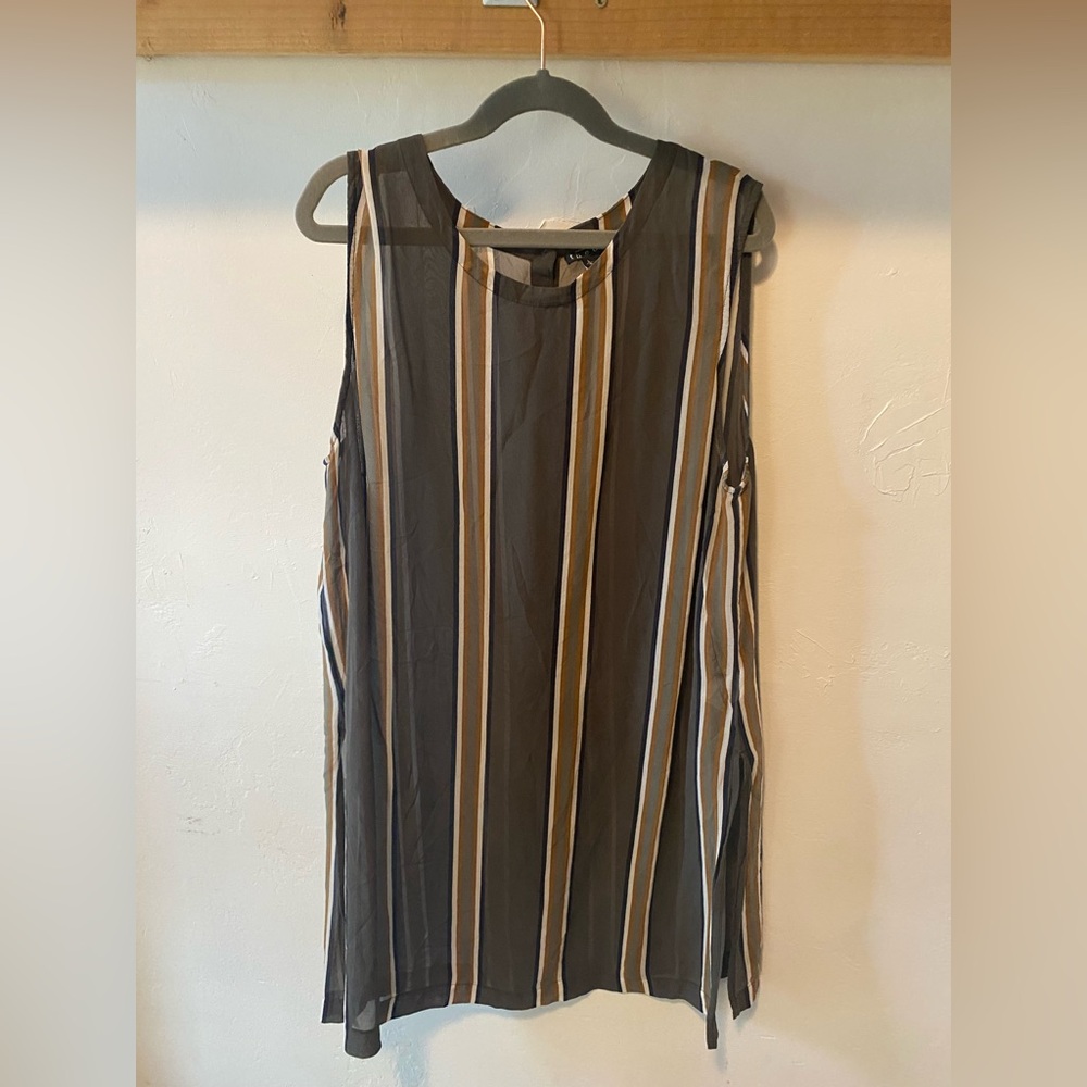 Theory Multicolor Striped Dress